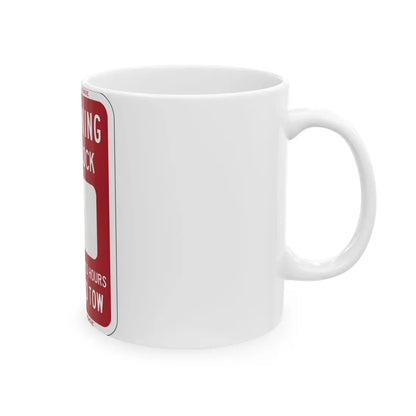 PBOT Road sign P6230 (Oregon) (Road Sign) White Coffee Mug - Go Mug Yourself