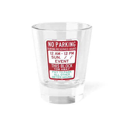 PBOT Road sign P6260 (Oregon) (Road Sign) Shot Glass 1.5oz - Go Mug Yourself