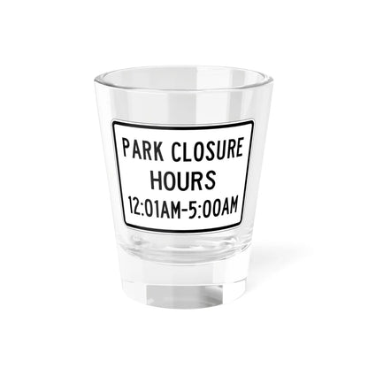 PBOT Road sign R1260 (Oregon) (Road Sign) Shot Glass 1.5oz 1.5oz - Go Mug Yourself