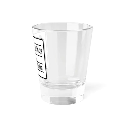 PBOT Road sign R3341 (Oregon) (Road Sign) Shot Glass 1.5oz - Go Mug Yourself