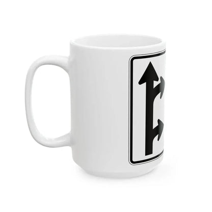 PBOT Road sign R3341 (Oregon) (Road Sign) White Coffee Mug - Go Mug Yourself