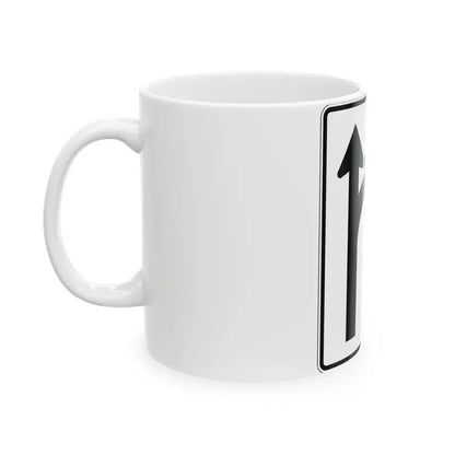 PBOT Road sign R3344 (Oregon) (Road Sign) White Coffee Mug - Go Mug Yourself