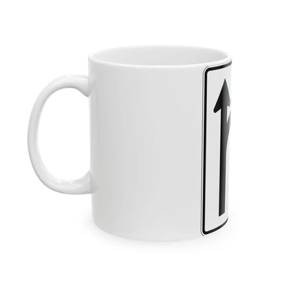PBOT Road sign R3345 (Oregon) (Road Sign) White Coffee Mug - Go Mug Yourself