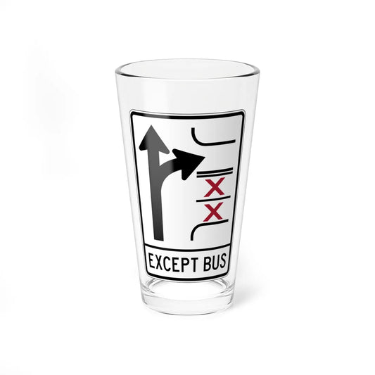 PBOT Road sign R3347V (Oregon) (Road Sign) Pint Glass 16oz 16oz - Go Mug Yourself