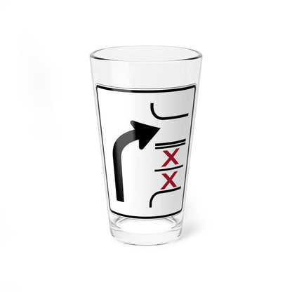 PBOT Road sign R3348 (Oregon) (Road Sign) Pint Glass 16oz 16oz - Go Mug Yourself