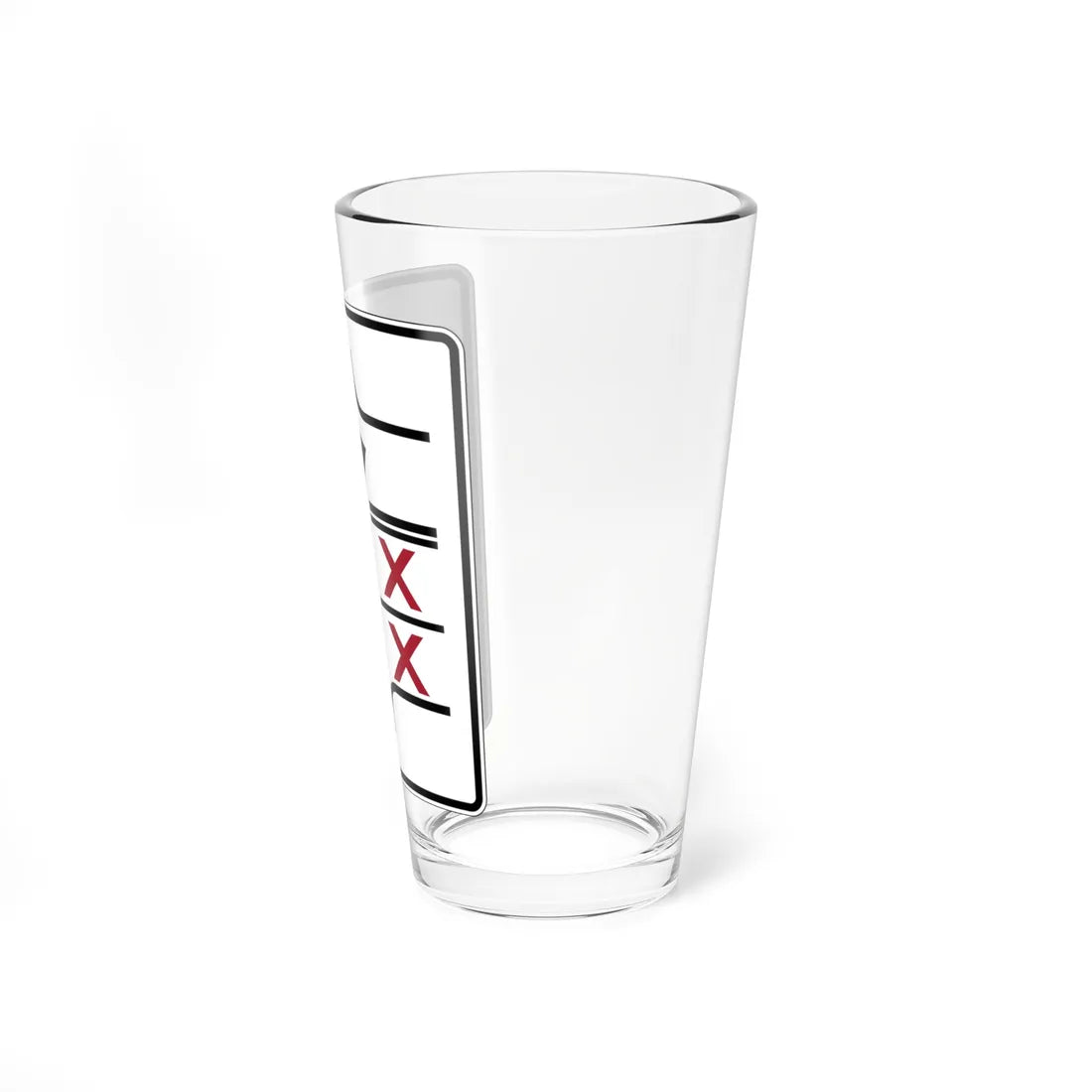 PBOT Road sign R3348 (Oregon) (Road Sign) Pint Glass 16oz - Go Mug Yourself