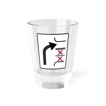 PBOT Road sign R3348 (Oregon) (Road Sign) Shot Glass 1.5oz 1.5oz - Go Mug Yourself