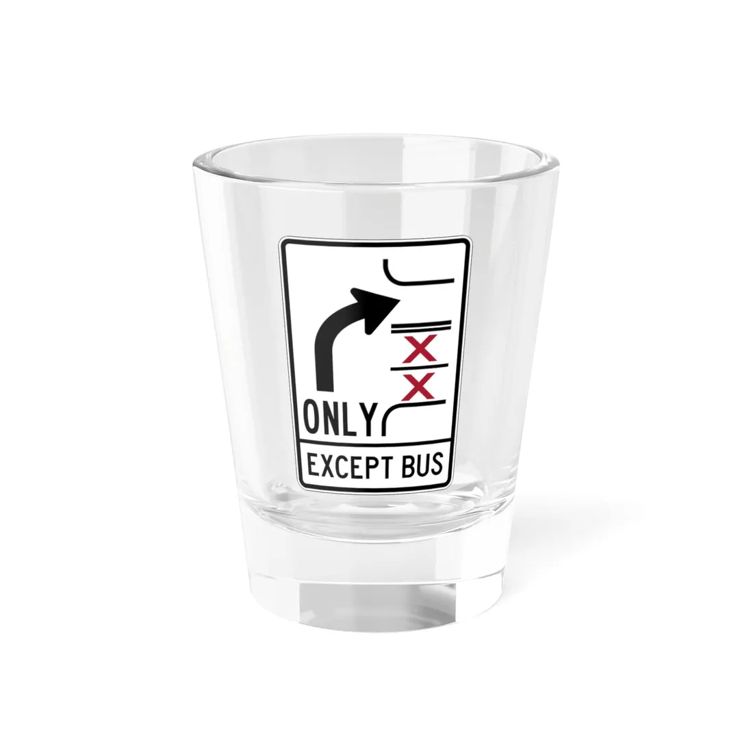 PBOT Road sign R3349V (Oregon) (Road Sign) Shot Glass 1.5oz 1.5oz - Go Mug Yourself