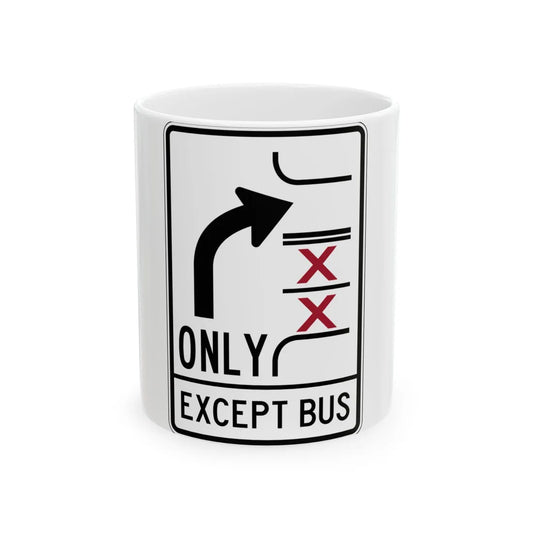 PBOT Road sign R3349V (Oregon) (Road Sign) White Coffee Mug 11oz - Go Mug Yourself