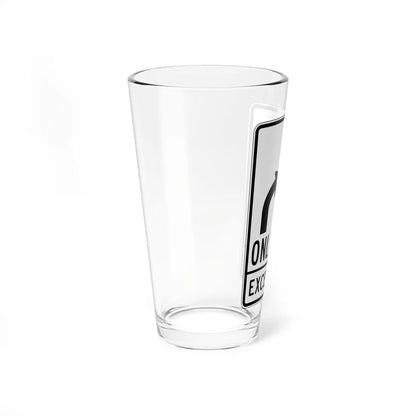 PBOT Road sign R3352 (Oregon) (Road Sign) Pint Glass 16oz - Go Mug Yourself