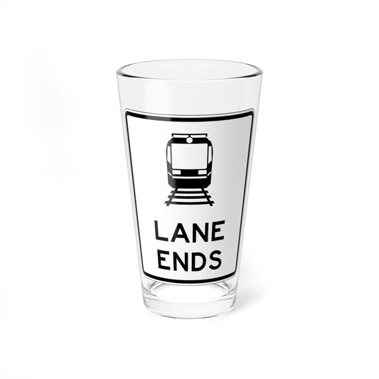 PBOT Road sign R3455 (Oregon) (Road Sign) Pint Glass 16oz 16oz - Go Mug Yourself