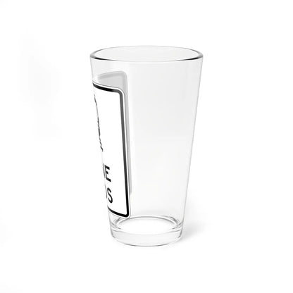 PBOT Road sign R3455 (Oregon) (Road Sign) Pint Glass 16oz - Go Mug Yourself