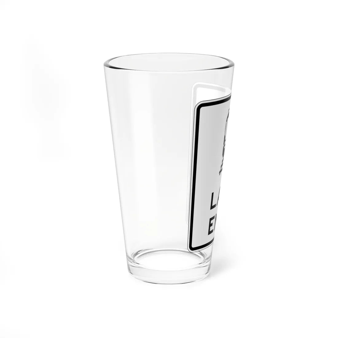 PBOT Road sign R3455 (Oregon) (Road Sign) Pint Glass 16oz - Go Mug Yourself