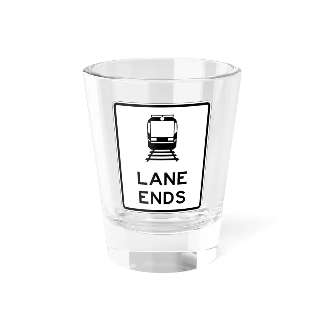 PBOT Road sign R3455 (Oregon) (Road Sign) Shot Glass 1.5oz 1.5oz - Go Mug Yourself