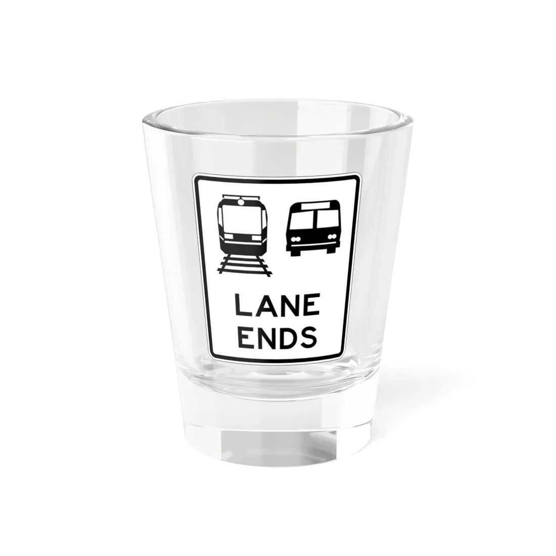 PBOT Road sign R3456 (Oregon) (Road Sign) Shot Glass 1.5oz 1.5oz - Go Mug Yourself