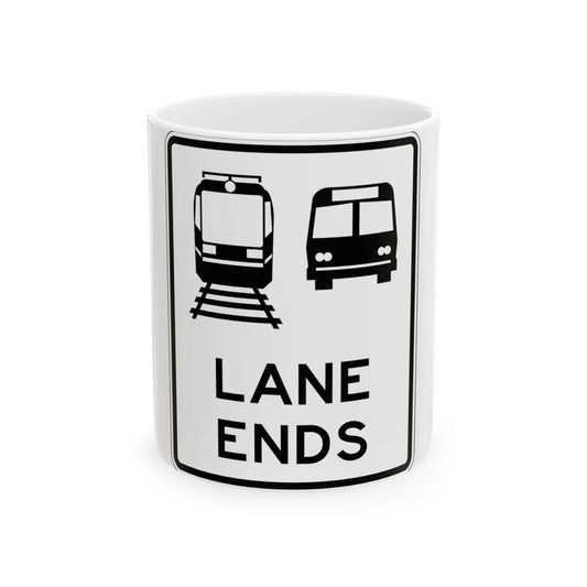 PBOT Road sign R3456 (Oregon) (Road Sign) White Coffee Mug 11oz - Go Mug Yourself