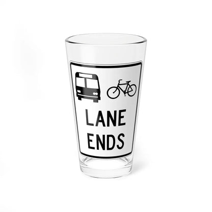 PBOT Road sign R3457 (Oregon) (Road Sign) Pint Glass 16oz - Go Mug Yourself