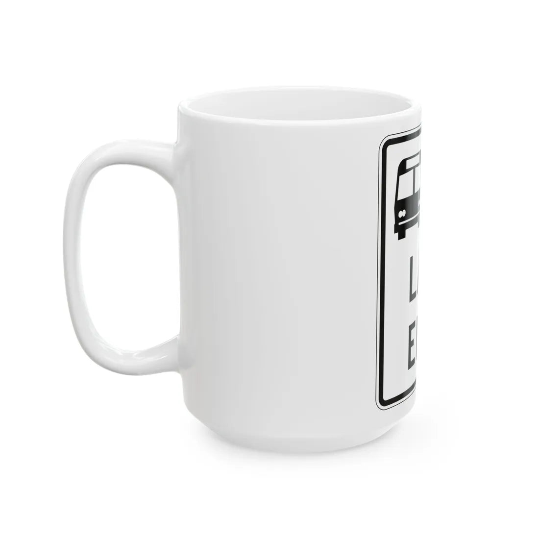 PBOT Road sign R3457 (Oregon) (Road Sign) White Coffee Mug - Go Mug Yourself