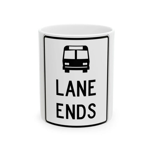 PBOT Road sign R3458 (Oregon) (Road Sign) White Coffee Mug 11oz - Go Mug Yourself