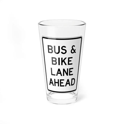 PBOT Road sign R3540 (Oregon) (Road Sign) Pint Glass 16oz 16oz - Go Mug Yourself