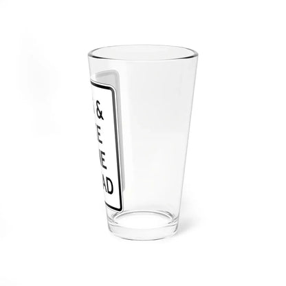 PBOT Road sign R3540 (Oregon) (Road Sign) Pint Glass 16oz - Go Mug Yourself