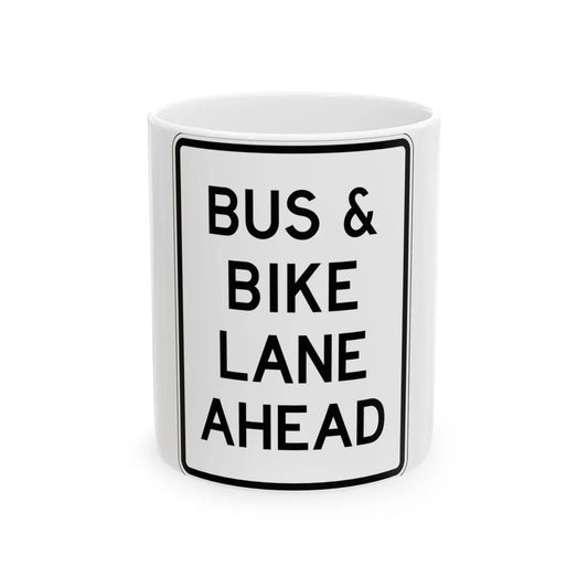 PBOT Road sign R3540 (Oregon) (Road Sign) White Coffee Mug 11oz - Go Mug Yourself