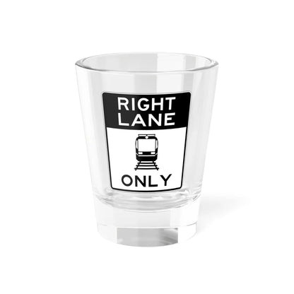 PBOT Road sign R3551 (Oregon) (Road Sign) Shot Glass 1.5oz 1.5oz - Go Mug Yourself