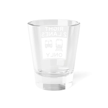 PBOT Road sign R3555 (Oregon) (Road Sign) Shot Glass 1.5oz - Go Mug Yourself