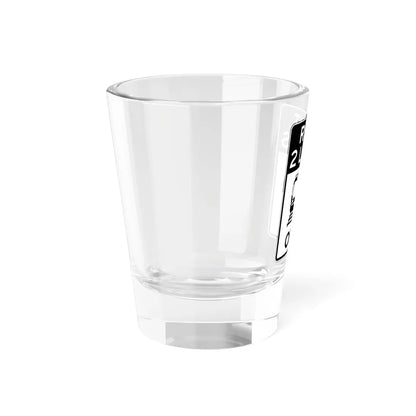 PBOT Road sign R3555 (Oregon) (Road Sign) Shot Glass 1.5oz - Go Mug Yourself