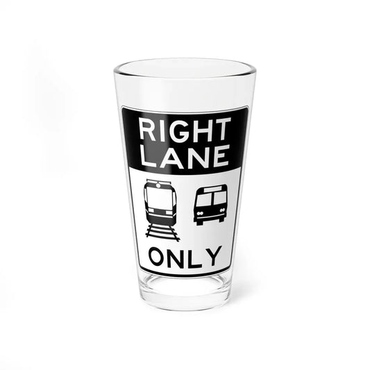 PBOT Road sign R3557 (Oregon) (Road Sign) Pint Glass 16oz 16oz - Go Mug Yourself