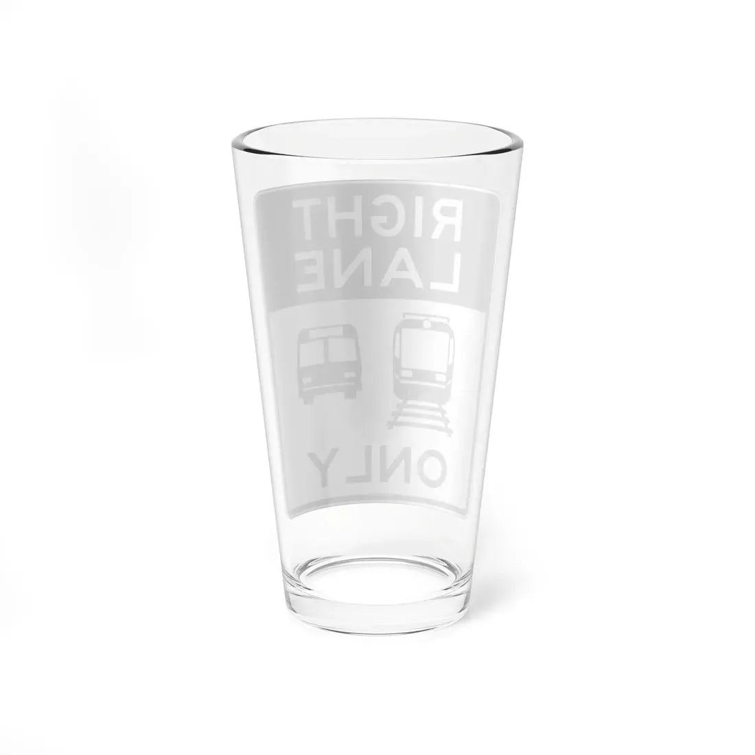 PBOT Road sign R3557 (Oregon) (Road Sign) Pint Glass 16oz - Go Mug Yourself