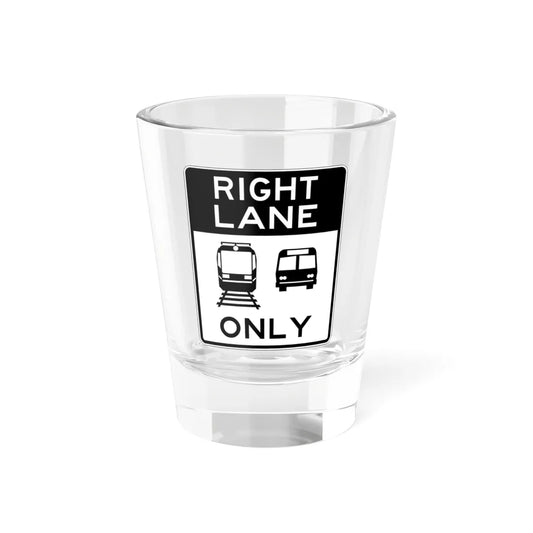 PBOT Road sign R3557 (Oregon) (Road Sign) Shot Glass 1.5oz 1.5oz - Go Mug Yourself