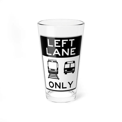 PBOT Road sign R3558 (Oregon) (Road Sign) Pint Glass 16oz 16oz - Go Mug Yourself