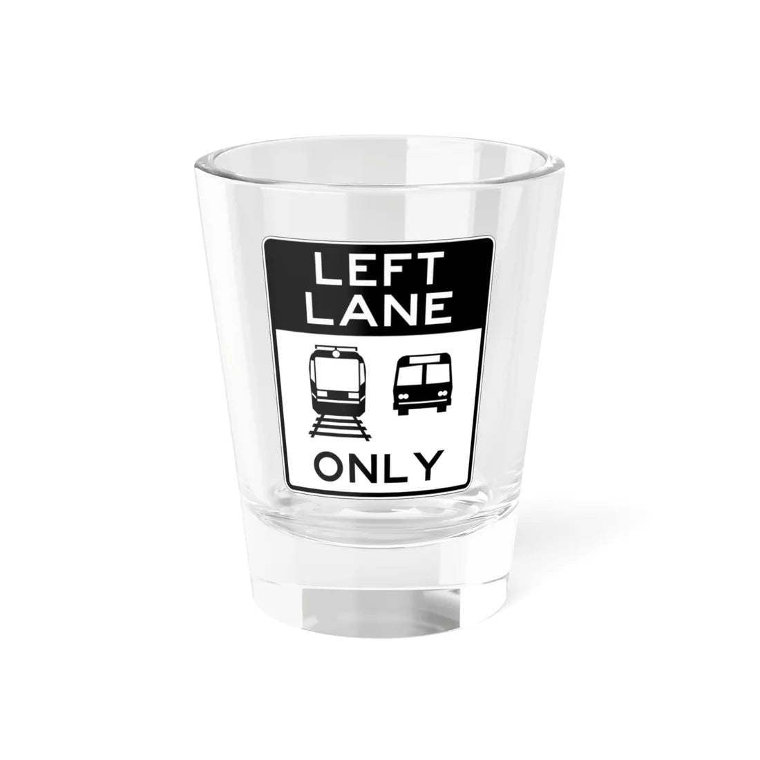 PBOT Road sign R3558 (Oregon) (Road Sign) Shot Glass 1.5oz 1.5oz - Go Mug Yourself