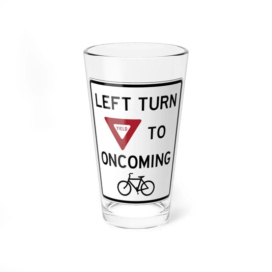 PBOT Road sign R3985 (Oregon) (Road Sign) Pint Glass 16oz 16oz - Go Mug Yourself