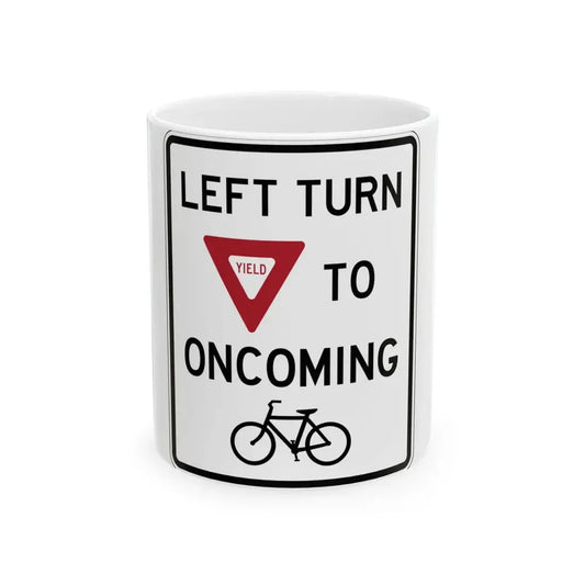 PBOT Road sign R3985 (Oregon) (Road Sign) White Coffee Mug 11oz - Go Mug Yourself