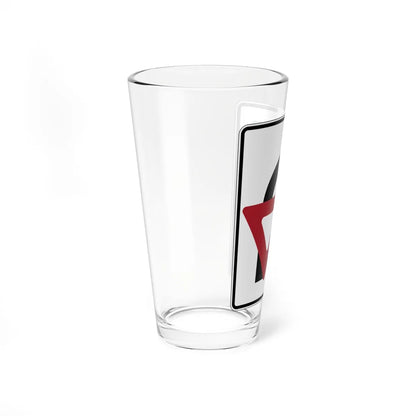 PBOT Road sign R3992 obsolete (Oregon) (Road Sign) Pint Glass 16oz - Go Mug Yourself