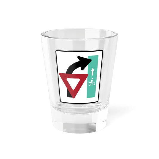 PBOT Road sign R3992 obsolete (Oregon) (Road Sign) Shot Glass 1.5oz 1.5oz - Go Mug Yourself