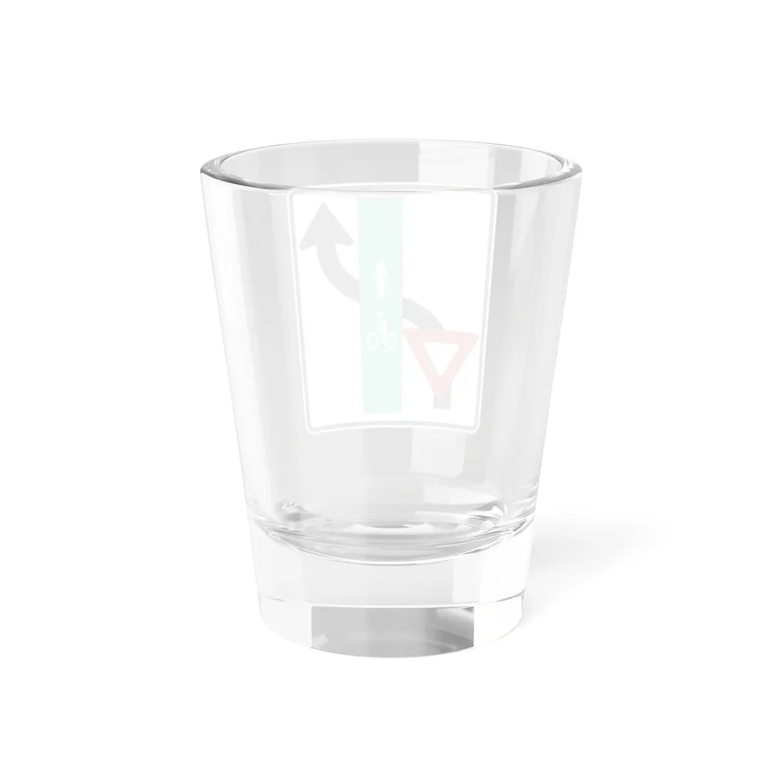 PBOT Road sign R3992A obsolete (Oregon) (Road Sign) Shot Glass 1.5oz - Go Mug Yourself