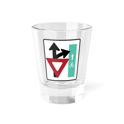 PBOT Road sign R3992B obsolete (Oregon) (Road Sign) Shot Glass 1.5oz 1.5oz - Go Mug Yourself