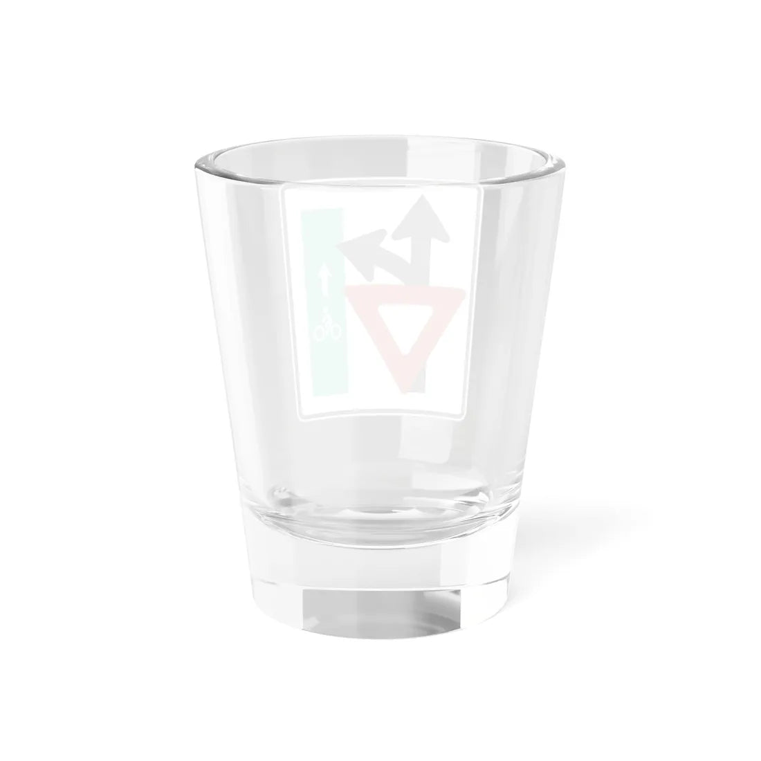 PBOT Road sign R3992B obsolete (Oregon) (Road Sign) Shot Glass 1.5oz - Go Mug Yourself