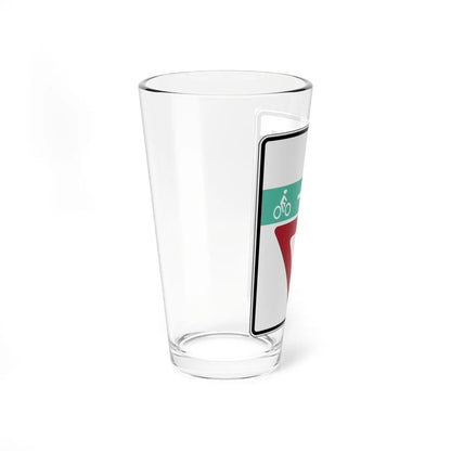 PBOT Road sign R3992C obsolete (Oregon) (Road Sign) Pint Glass 16oz - Go Mug Yourself