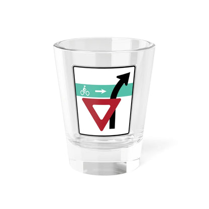 PBOT Road sign R3992C obsolete (Oregon) (Road Sign) Shot Glass 1.5oz 1.5oz - Go Mug Yourself