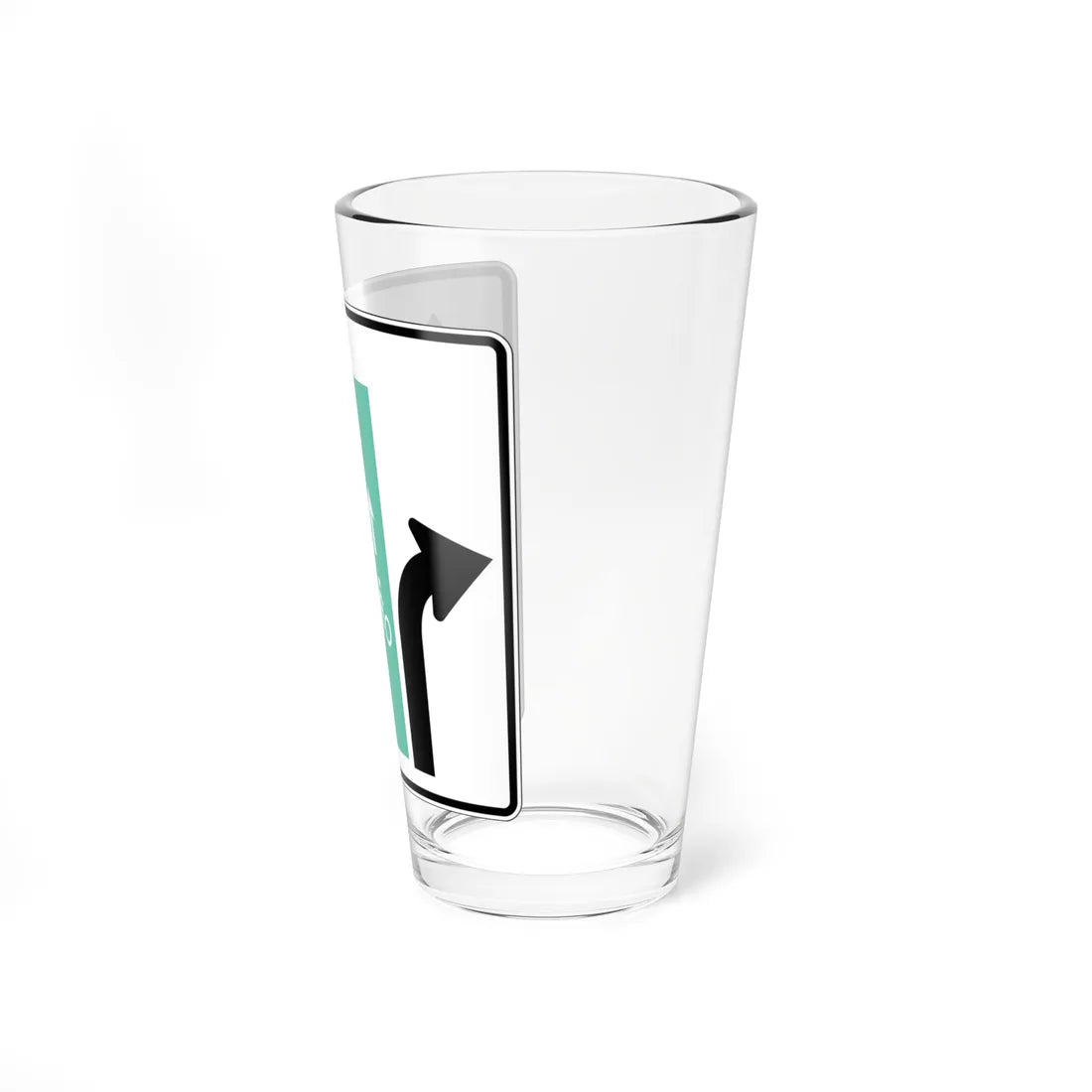 PBOT Road sign R3992D obsolete (Oregon) (Road Sign) Pint Glass 16oz - Go Mug Yourself