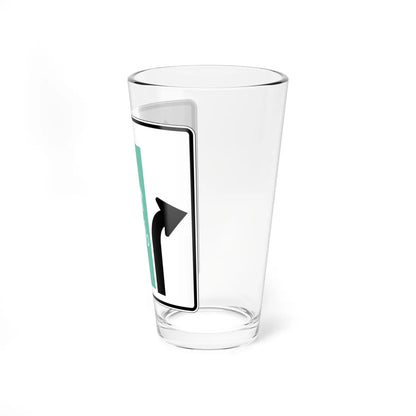 PBOT Road sign R3992D obsolete (Oregon) (Road Sign) Pint Glass 16oz - Go Mug Yourself