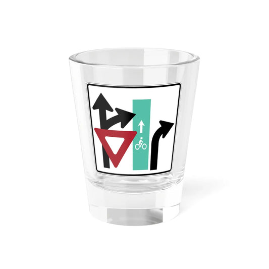PBOT Road sign R3992D obsolete (Oregon) (Road Sign) Shot Glass 1.5oz 1.5oz - Go Mug Yourself