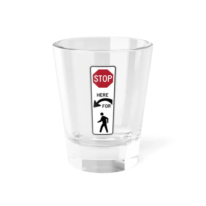 PBOT Road sign R4032L (Oregon) (Road Sign) Shot Glass 1.5oz 1.5oz - Go Mug Yourself