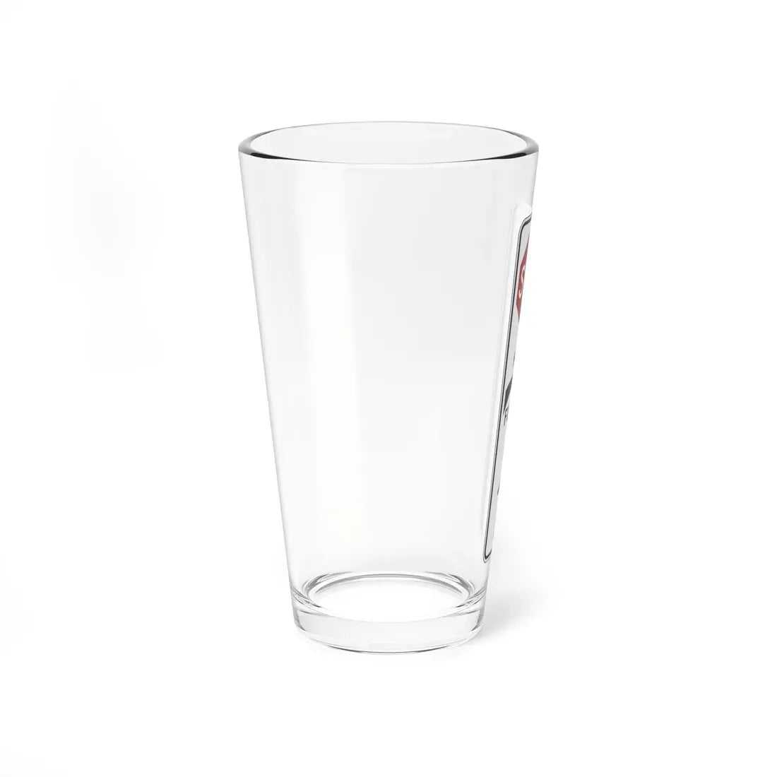 PBOT Road sign R4032R (Oregon) (Road Sign) Pint Glass 16oz - Go Mug Yourself