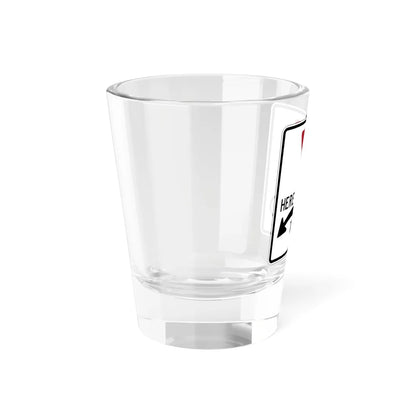 PBOT Road sign R4037 (Oregon) (Road Sign) Shot Glass 1.5oz - Go Mug Yourself