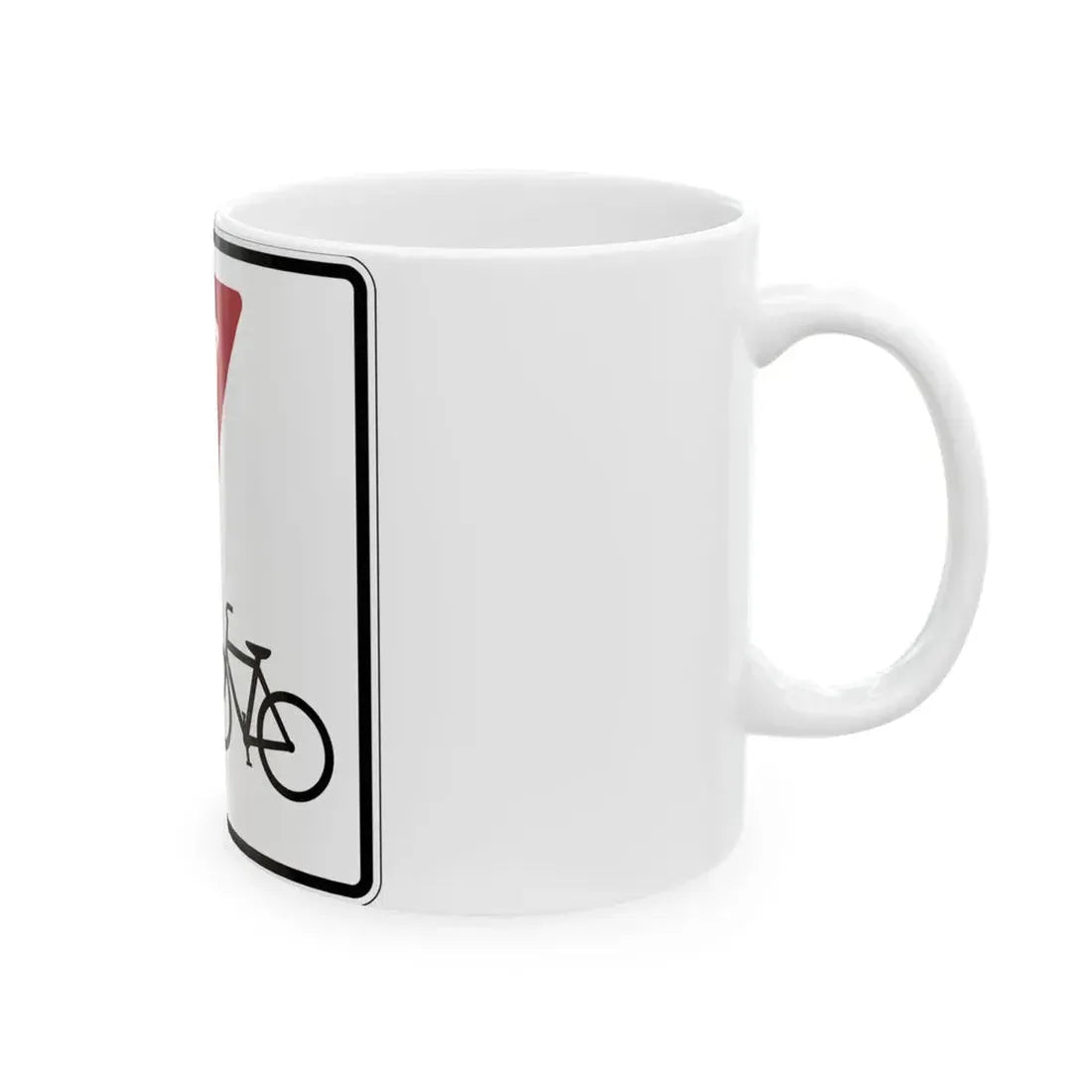 PBOT Road sign R4037 (Oregon) (Road Sign) White Coffee Mug - Go Mug Yourself